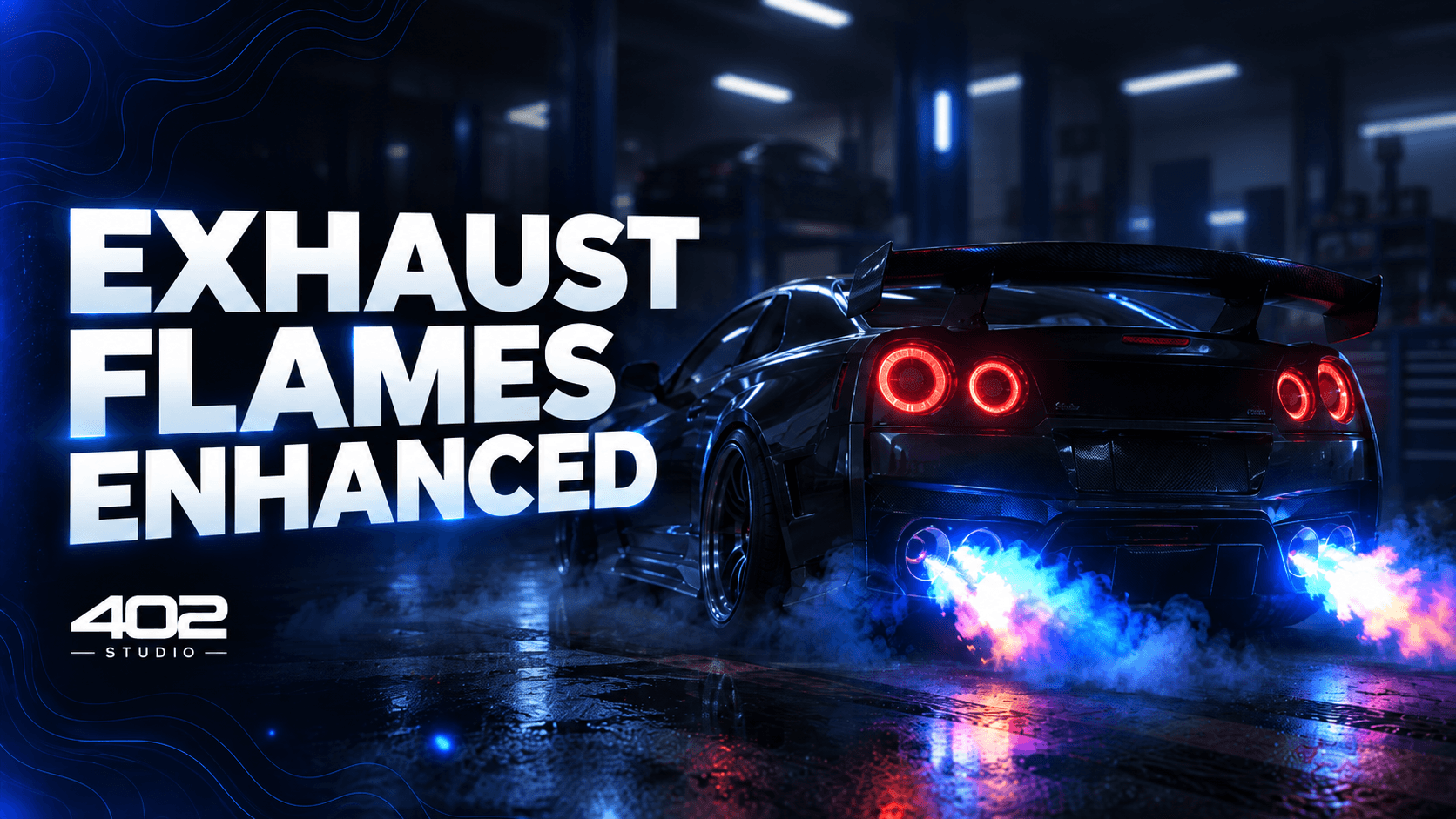 Exhaust Flames Enhanced